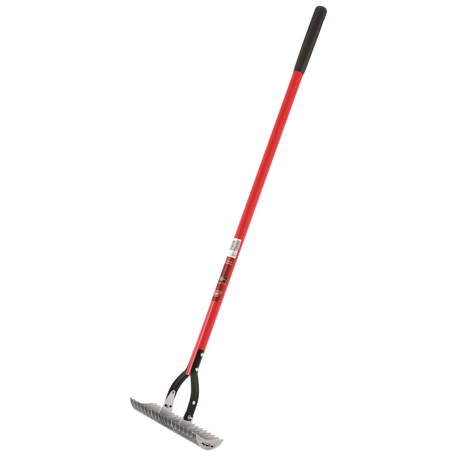 Ace 61 in. 19 Tine Steel Thatching Rake Wood Handle
