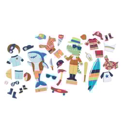 Stephen Joseph Magnetic Dress Up Doll Multicolored 40 pc