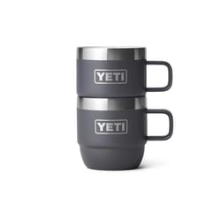 YETI Rambler 6 oz Espresso Charcoal BPA Free Insulated Tumbler