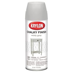 Krylon Chalky Finish Matte Misty Gray Chalky Finish Paint 12 oz