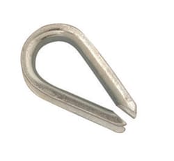 Campbell Galvanized Zinc Wire Rope Thimble 5/8 in. L