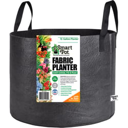 Smart Pot 13.5 in. H X 18 in. W X 18 in. D X 18 in. D Geo-Thermal Fabric Grow Bag Planter Black