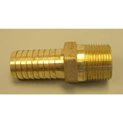 Campbell 1 in. MPT X 1 in. D Barb Red Red Brass Male Adapter