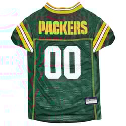 Pets First NFL Multicolored Packers Dog Jersey 2XL