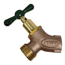 Prier 33 Series 1/2 in. Sweat each X 3/4 in. Garden Hose Thread Brass Hose Bibb