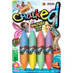 Master Toys Chalk Halfsies Color Stix 4 pc