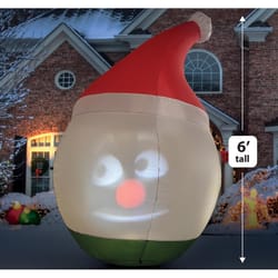 24 Outdoor Christmas Jingle Bell Ornaments, Giant Blow up Christmas  Inflatable Ball Ornaments for Holiday Yard Lawn Porch Garden Decor 