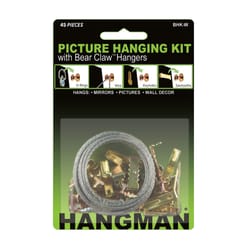 Hangman Hanger Picture Hanging Kit 100 lb 45 pc
