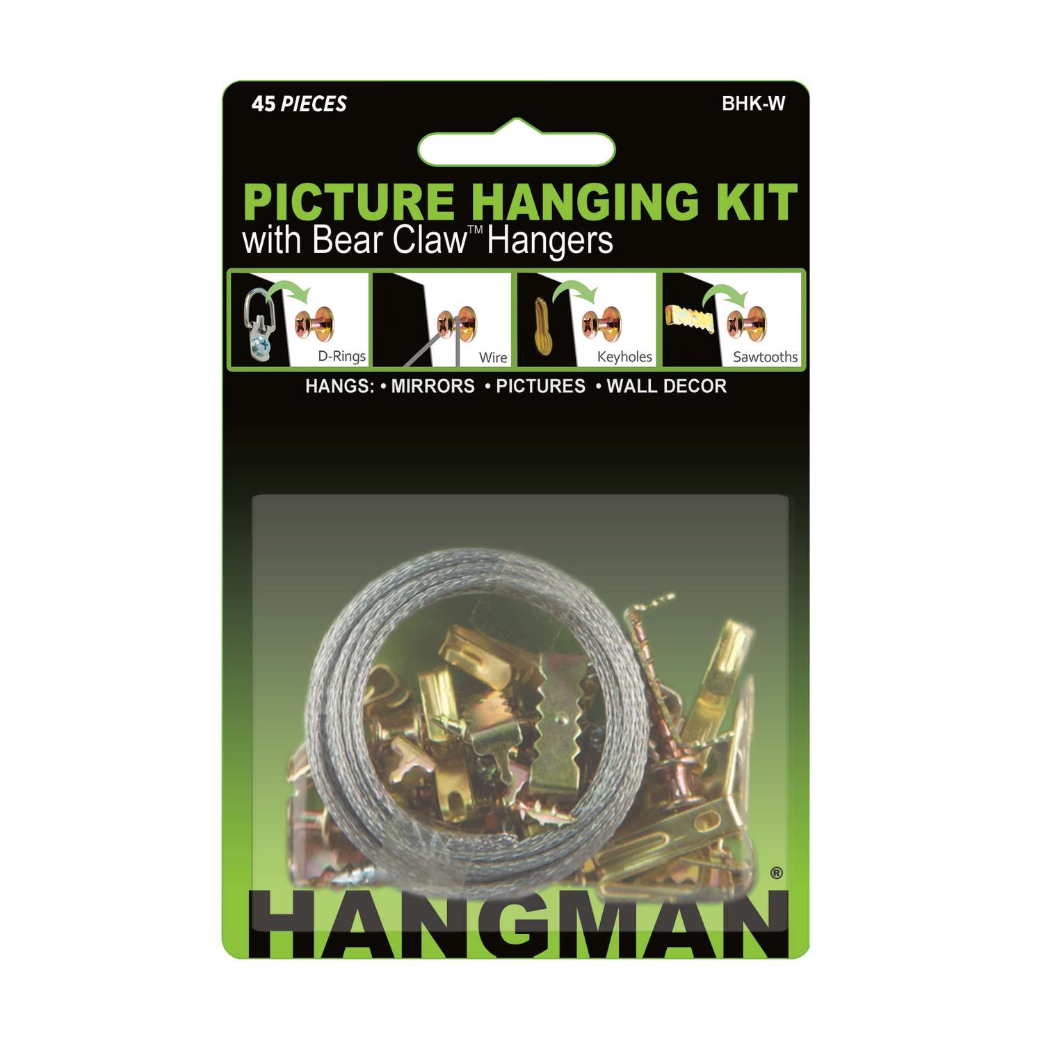 Hangman Hanger Picture Hanging Kit 100 lb 45 pc - Ace Hardware