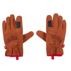 Milwaukee Unisex Indoor/Outdoor Work Gloves Black/Brown M 1 pair
