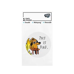 StickerYou This is Fine Sticker Vinyl 1 pk