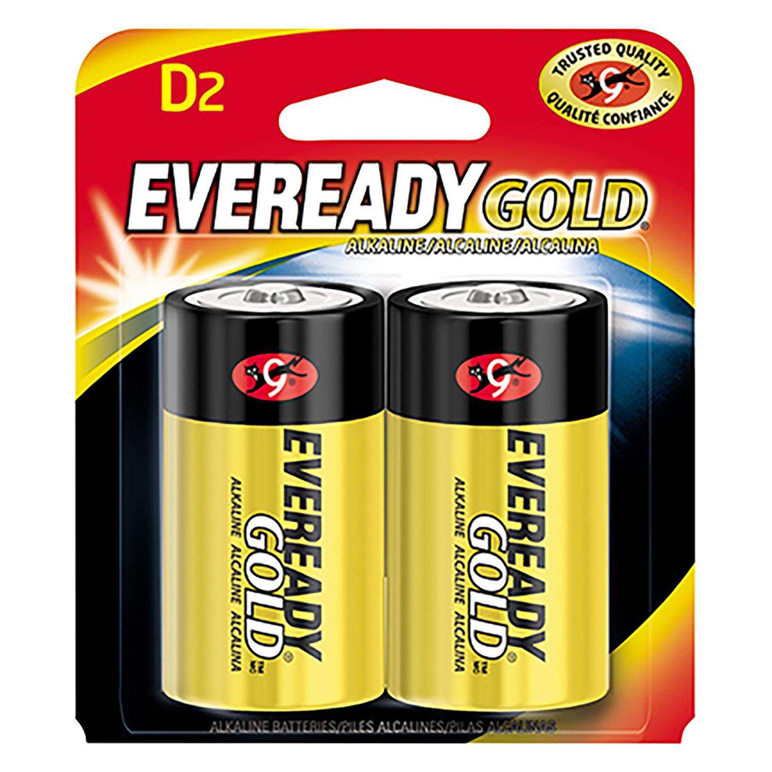 UPC 039800028853 product image for Eveready D Gold Alkaline Batteries 2/Pack (A95BP-2) - 12 Pack | upcitemdb.com