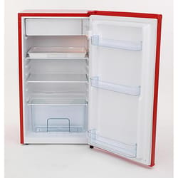 Avanti Retro 3.1 cu ft Red Steel Compact Refrigerator 169 W