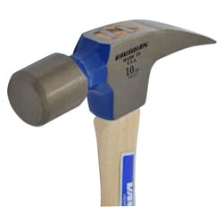 Vaughan Little Pro 10 oz Smooth Face Rip Hammer 11 in. Hickory Handle