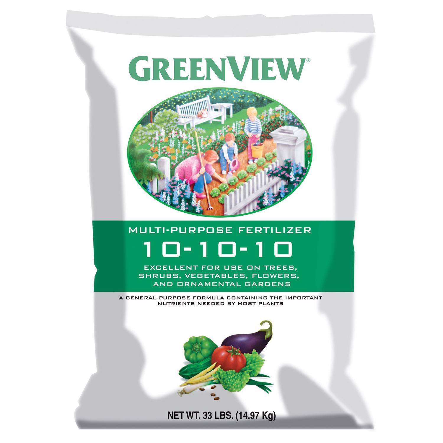 Photos - Plant Stand GreenView Fruits/Vegetables Garden Plant Fertilizer 10-10-10 33LB 21-00563