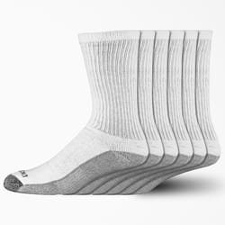 Dickies Dri-Tech Men's 12-15 Crew Socks White