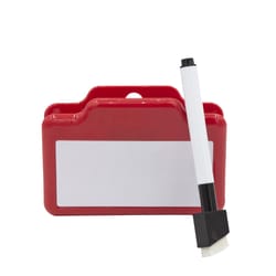 Kikkerland Red/White Steel Dryer Board Magnet Clip