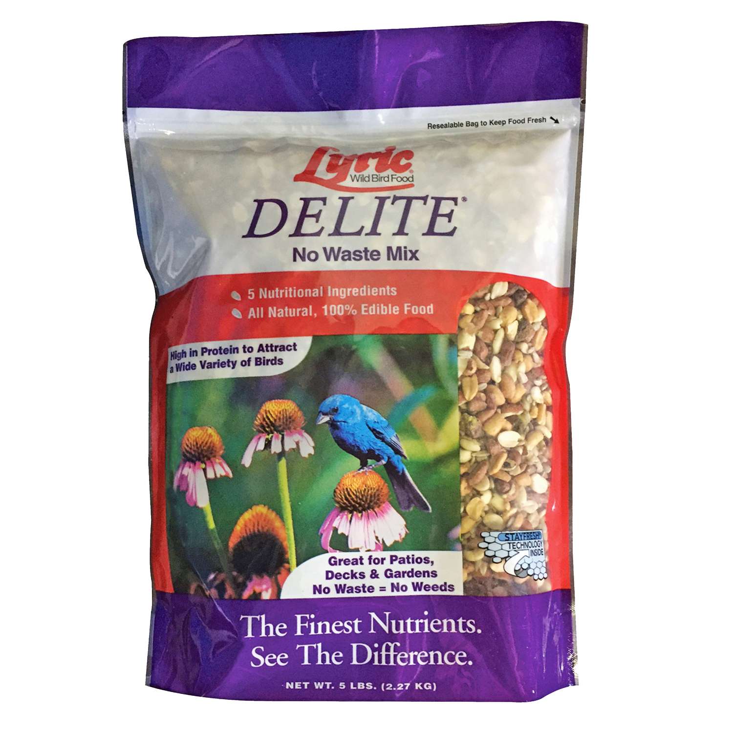 Lyric Delite Indigo Bunting Wild Bird Food Peanuts 5 lb. Ace Hardware