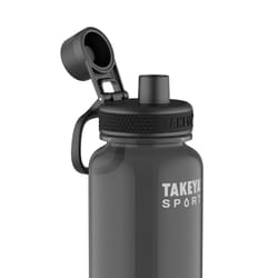 Takeya 32 oz Onyx BPA Free Water Bottle with Spout Lid