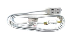 Ace Indoor 9 ft. L White Extension Cord 16/2 SPT-2