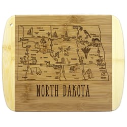 Totally Bamboo A Slice of Life 11 in. L X 8.75 in. W X 0.5 in. Bamboo Cutting Board