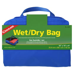 Coghlan's Blue Wet Dry Bag 10 in. H X 4 in. W X 15 in. L 1 pk