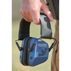 Champion Blue Plastic Electronic Muff Hearing Protection 4.12 in.