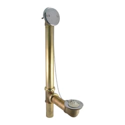 Keeney 1-1/2 in. D Chrome Brass Bath Drain