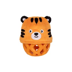 Pet Shop By Fringe Studio Multicolored Plush/Rubber Go Get Em Tiger Dog Toy