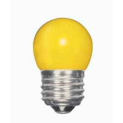 Satco S11 E26 (Medium) LED Bulb Yellow 15 Watt Equivalence 1 pk