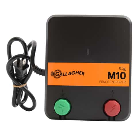 Gallagher M10 110 V Electric-Powered Fence Energizer 55756800 sq ft Black/Orange Gallagher M10 110 V Electric-Powered Fence Energizer 55756800 sq ft Black/Orange