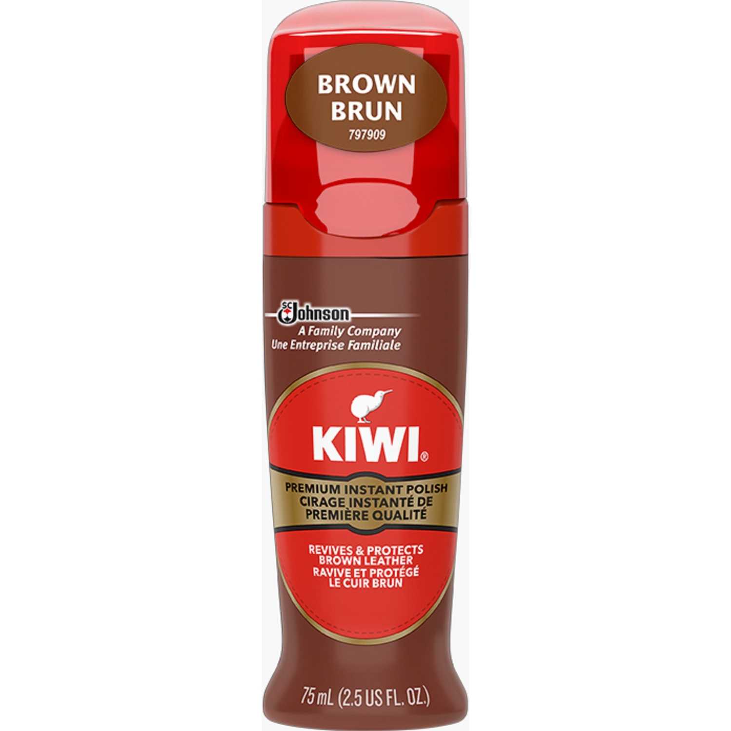 kiwi shoe cream brown