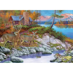 Eurographics Cabin Visitors Jigsaw Puzzles Multicolored 1000 pc