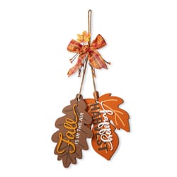 Glitzhome 25 in. Fall Is In The Air/Happy Harvest Hanging Decor