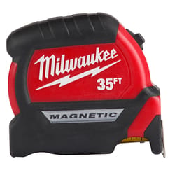 Milwaukee 35 ft. L X 1 in. W Compact Wide Blade Magnetic Tape Measure 1 pk