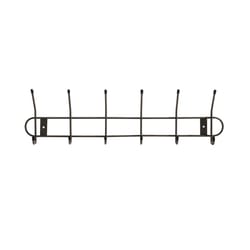 Spectrum 20 in. L Gray Steel Hook Rack 1 pk