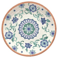 TarHong Rio Turquoise Multicolored Melamine Artisan Platter 14 in. D 1 each