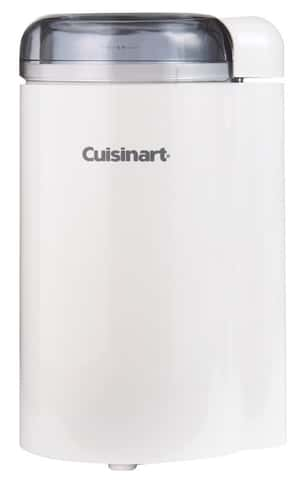 Cuisinart DCG-20N Coffee Bar Coffee Grinder, White Bundle with 1 Year Extended Protection Plan