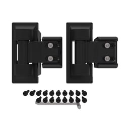 Barrette Outdoor Living 8 in. L Black Steel Wrap Hinge 2 pk