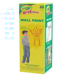 Crayola  IdeaPaint  High-Gloss  Clear  Dry Erase Paint Kit  13.1 oz. Indoor 