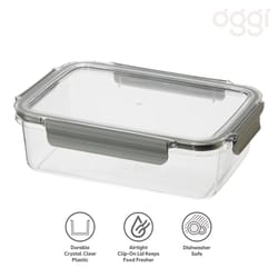 OGGI Clarity 86 oz Clear Food Container and Lid 1 pk