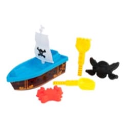 Water Sports Streamline Assorted Plastic Pirate and Princess Play Set Boat