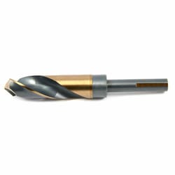 Forney Command Pro 15/16 in. High Speed Steel Silver and Deming Drill Bit 3-Flat Shank 1 pc