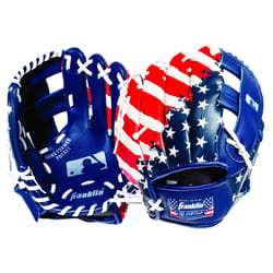 Franklin MLB RTP Multicolored PVC Right-handed T-Ball Fielding Glove 9.5 in. 1 pk