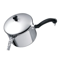 Farberware Stainless Steel Covered Saucepan 3 qt Gray