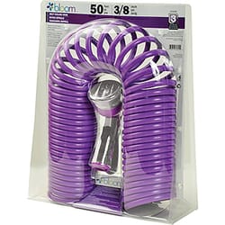 Bloom 3/8 in. D X 50 ft. L Light Duty Expandable Coil Garden Hose Assorted