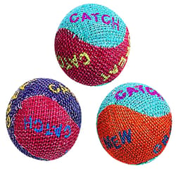 Spot Assorted Fabric Balls Cat Toy 3 pk