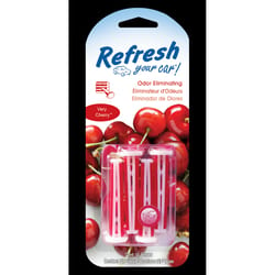 Refresh Your Car! Very Cherry Scent Car Vent Clip 0.7 oz Solid 4 pk