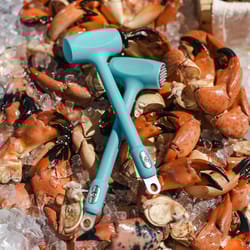 Toadfish Blue ABS Plastic/Stainless Steel Crab Mallet