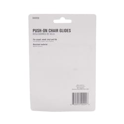 Projex Gray 1-5/8 in. Push-On Polymer Chair Glide 4 pk